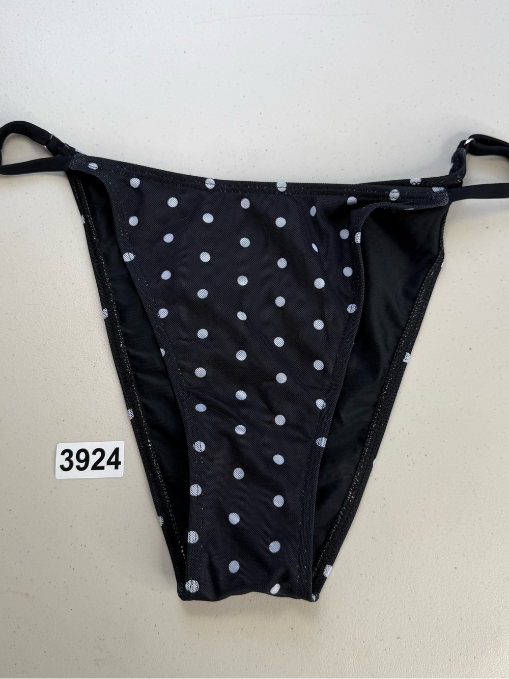 Samiol Bikini Bottom Polka Dot Medium Black White